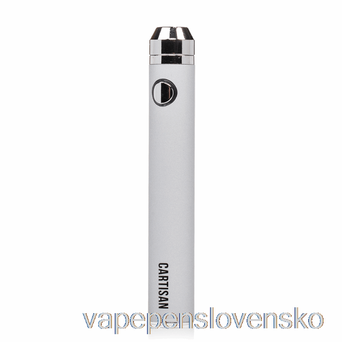 Cartisan Button Vv 1300 510 Batéria Strieborná Vape Cigareta